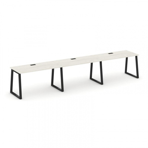 Style Project Рабочая станция 1 сторон. SN-6T1.ORS-051 Акация Лорка/Металл Антрацит/Заглушка Пластик фото 8