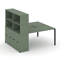 Бенч-система с опорным распашным шкафом Concept CN.DRS-232