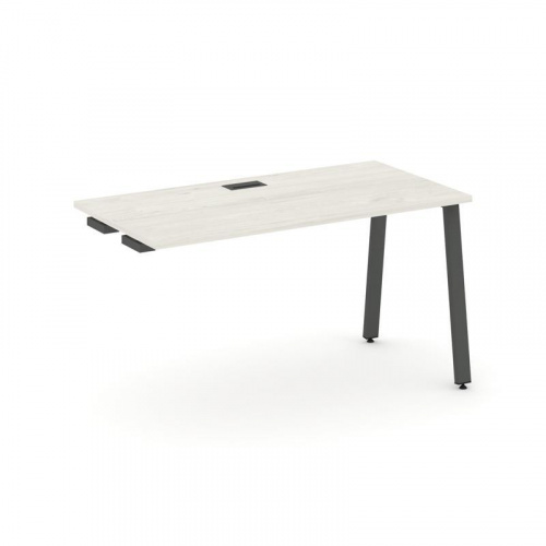 Style Project Стол-приставка к опор. элем. SN-6A.OPRS-022 Дуб Табак/Металл Белый 1180*800*750 фото 23