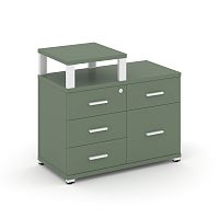 Тумба приставная с 4 ящиками Concept CN.TSP-011 W