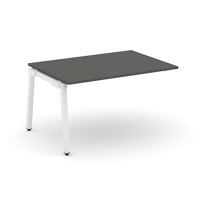 Style Project Проходной наб. элем. перег. стола SN-5A.NSPRG-004.3 Антрацит/Металл Белый 1580*980*750