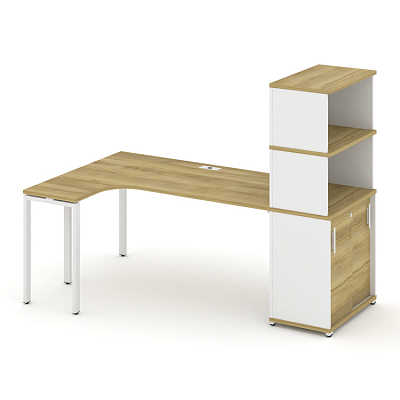 Стол эргономичный с опорным шкафом-купе Concept CN.SA-222(L)
