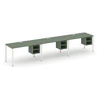 Бенч-система на 3 места с подвесными тумбами Concept CN.ORS-126