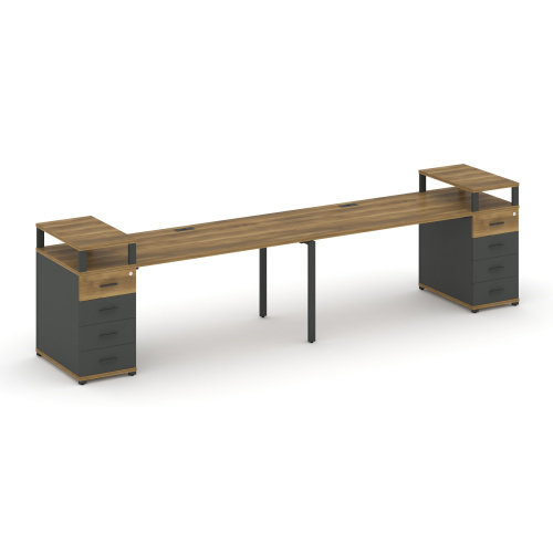 Бенч-система на 2 места с 2 опорными тумбами Concept CN.ORS-425