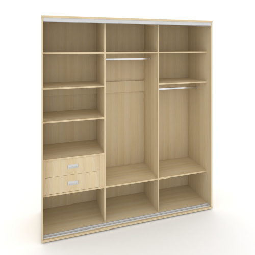 Корпус 3-х секционного шкафа высокого L=2669мм Maris SH.K3-8.1 K5