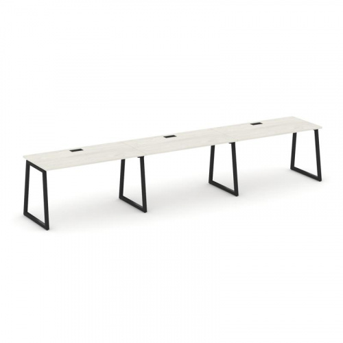 Style Project Рабочая станция 1 сторон. SN-4T1.ORS-042 Акация Лорка/Металл Антрацит/Заглушка Пластик фото 7