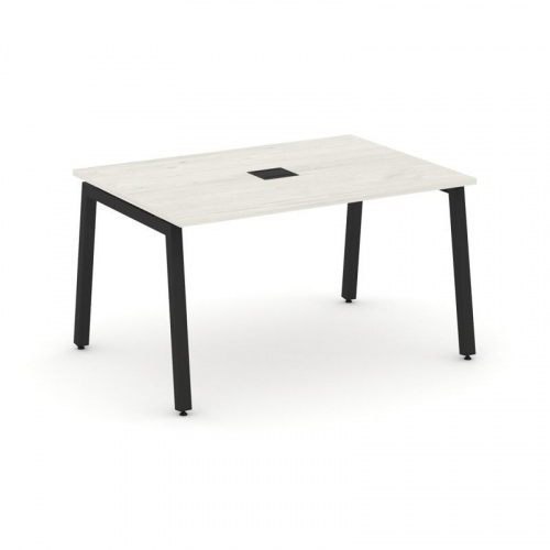 Style Project Стол переговорный SN-5A.SPRG-002 Акация Лорка/Металл Белый 1180*980*750 фото 5