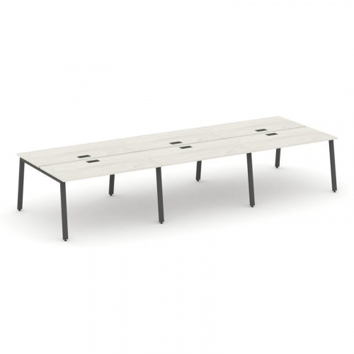 Style Project Рабочая станция 2-х сторон. SN-6A.DRS-084 Тиквуд Светлый/Металл Антрацит 4740*1632*750 фото 19