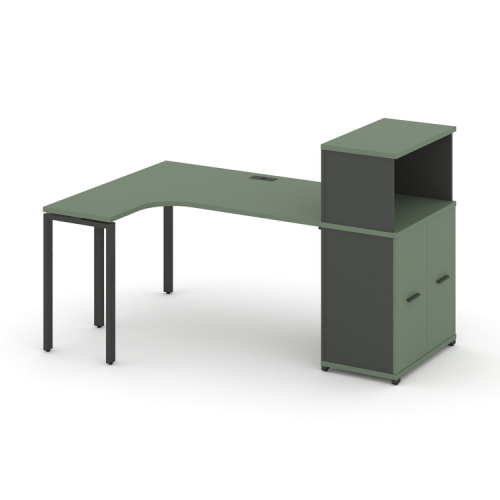Стол эргономичный с опорным распашным шкафом Concept CN.SA-214(L) Стол эргономичный с опорным распашным шкафом Concept CN.SA-214(L)