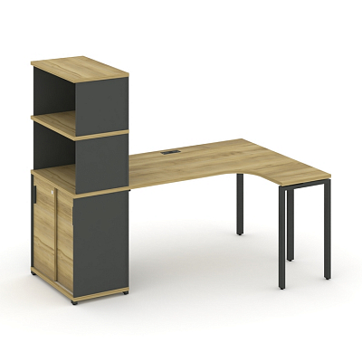 Стол эргономичный с опорным шкафом-купе Concept CN.SA-222(R)