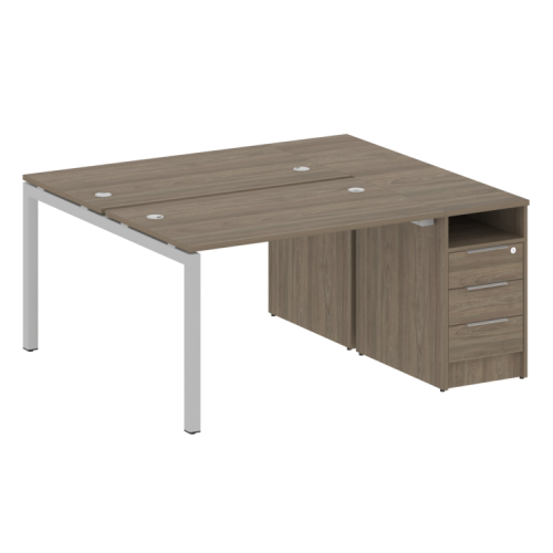 Бенч-система с тумбой на П-обр. м/к Metal System Quattro 50БП.РС-СТП-2.2 Бенч-система с тумбой на П-обр. м/к Metal System Quattro 50БП.РС-СТП-2.2