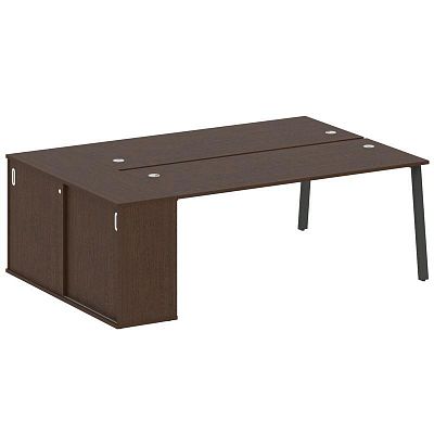 Бенч-система с шкафом-купе на А-обр. м/к Metal System БА.РС-СШК-1.5