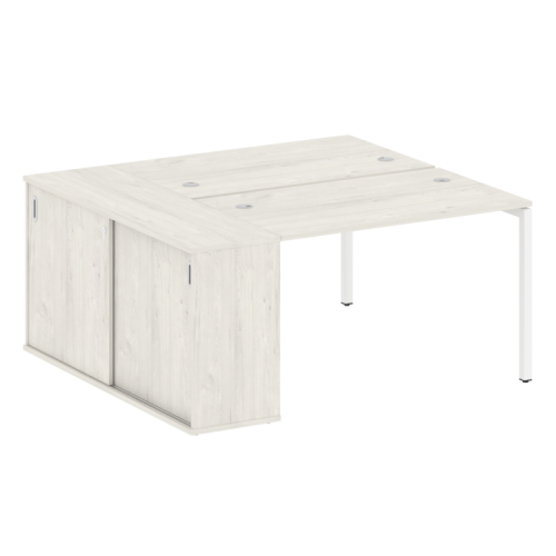 Бенч-система с шкафом-купе на П-обр. м/к Metal System Quattro 40БП.РС-СШК-1.2 фото 7 Бенч-система с шкафом-купе на П-обр. м/к Metal System Quattro 40БП.РС-СШК-1.2 фото 7