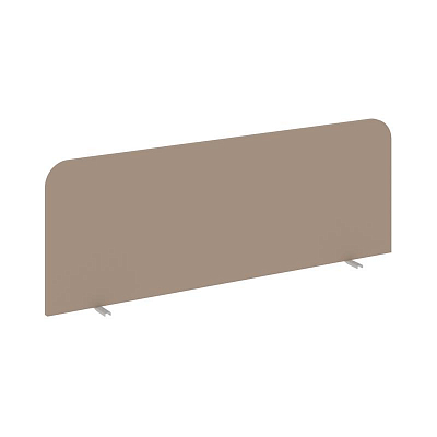 Настольный Экран фронтальный UNE.DEKRF-410 Латте/Металл Серый 1600*18*425