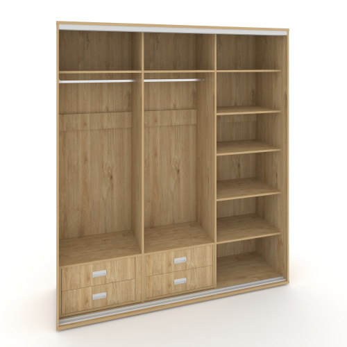 Корпус 3-х секционного шкафа высокого L=2069мм Maris SH.K3-4.1 K3 фото 3