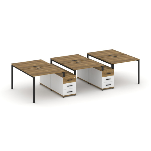 Бенч-система на 6 мест с 2 опорными тумбами Concept CN.DRS-333 фото 7 Бенч-система на 6 мест с 2 опорными тумбами Concept CN.DRS-333 фото 7