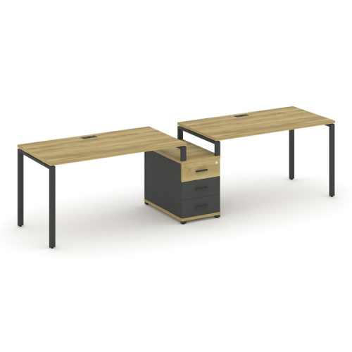 Бенч-система на 2 места с 1 опорной тумбой Concept CN.ORS-302 фото 6