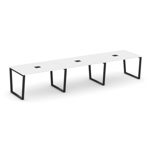 Style Project Стол переговорный SN-6T2.SPRG-021 Акация Лорка/Металл Антрацит/Заглушка Металл Антраци фото 8