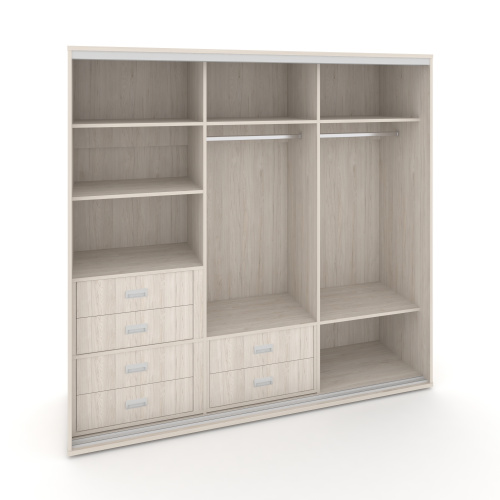 Корпус 3-х секционного шкафа низкого L=2519мм Maris SH.K3-7.2 K7 фото 3