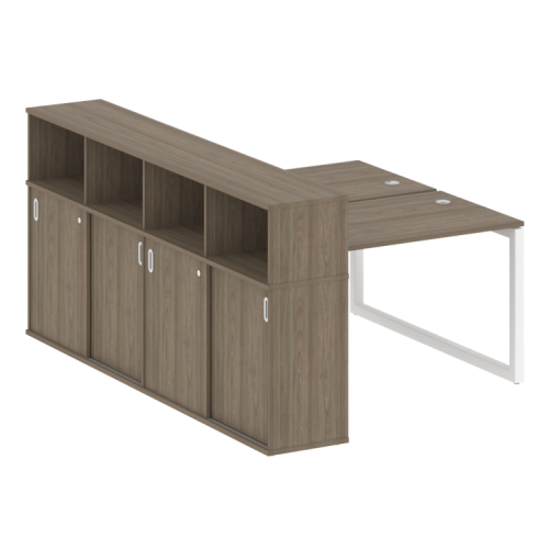 Бенч-система с шкафом-купе на О-обр. м/к Metal System Quattro 50БО.РС-СШК-4.2 фото 3 Бенч-система с шкафом-купе на О-обр. м/к Metal System Quattro 50БО.РС-СШК-4.2 фото 3