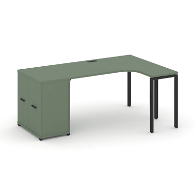 Стол эргономичный с опорным распашным шкафом Concept CN.SA-210(R)