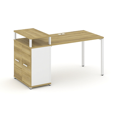 Стол офисный с опорным распашным шкафом Concept CN.SP-222