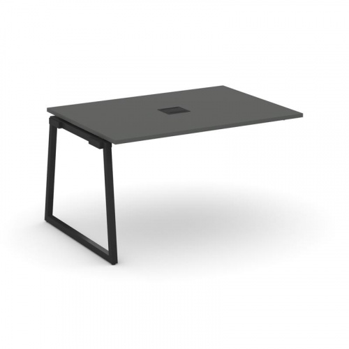 Style Project Проходной наб. элем. перег. стола SN-4T1.NSPRG-001 Акация Лорка/Металл Антрацит/Заглуш фото 8