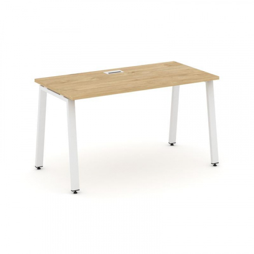 Style Project Стол письменный SN-6A.SP-014 Акация Лорка/Металл Белый 1580*700*750 фото 25