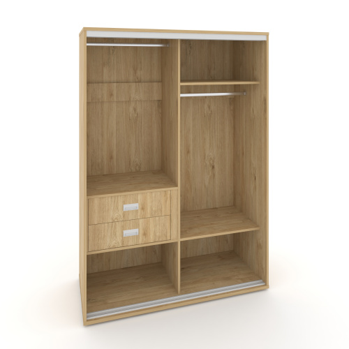 Корпус 2-х секционного шкафа низкого L=1500мм Maris SH.K2-5.2 K4 фото 2