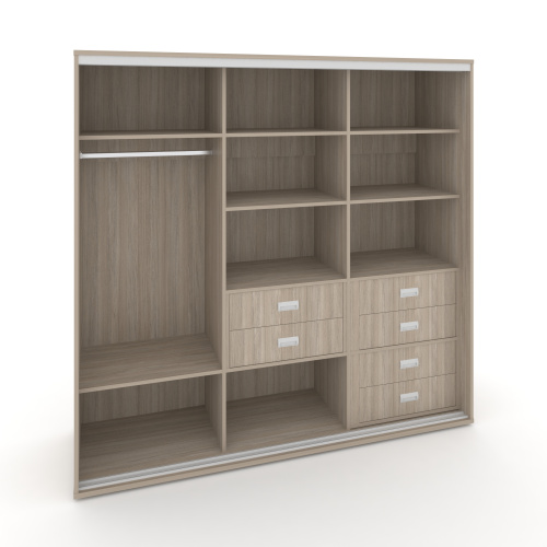 Корпус 3-х секционного шкафа низкого L=2369мм Maris SH.K3-6.2 K3 фото 6 Корпус 3-х секционного шкафа низкого L=2369мм Maris SH.K3-6.2 K3 фото 6