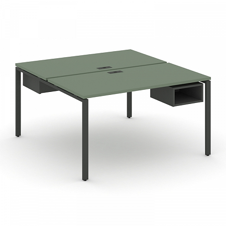 Бенч-система на 2 места с подвесными тумбами Concept CN.DRS-103