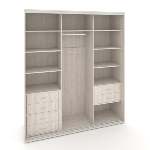 Корпус 3-х секционного шкафа высокого L=2219мм Maris SH.K3-5.1 K7 фото 5