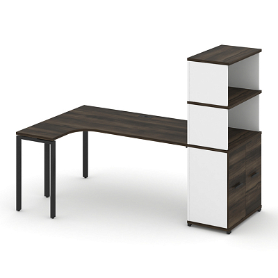 Стол эргономичный с опорным распашным шкафом Concept CN.SA-216(L)