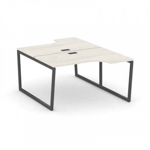 Style Project Рабочая станция эргоном. SN-4T2.DRPA-022 Акация Лорка/Металл Антрацит/Заглушка Пластик фото 24