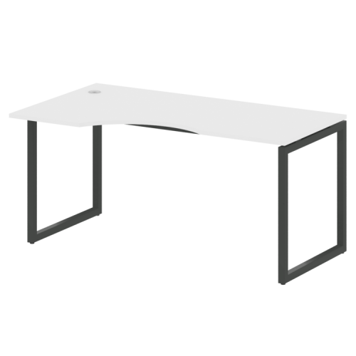 Стол криволинейный левый на О-обр. м/к Metal System Quattro 40БО.СА-1 (L) фото 7 Стол криволинейный левый на О-обр. м/к Metal System Quattro 40БО.СА-1 (L) фото 7