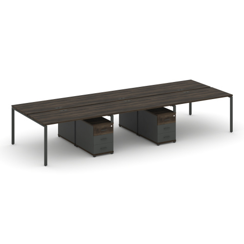 Бенч-система на 6 мест с 2 опорными тумбами Concept CN.DRS-342 фото 3 Бенч-система на 6 мест с 2 опорными тумбами Concept CN.DRS-342 фото 3