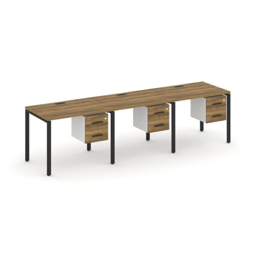 Бенч-система на 3 места с подвесными тумбами Concept CN.ORS-133 фото 7