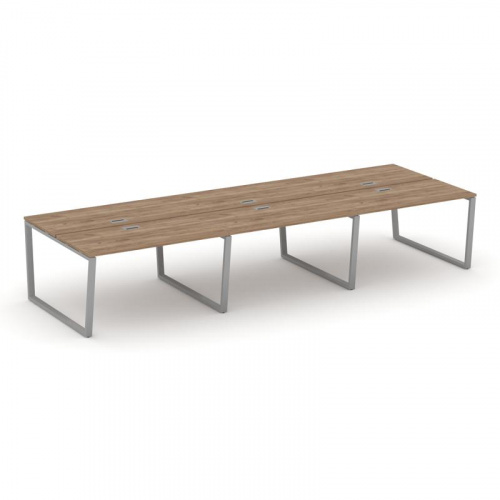 Style Project Рабочая станция 2-х сторон. SN-6T2.DRS-063 Акация Лорка/Металл Антрацит/Заглушка Пласт фото 10