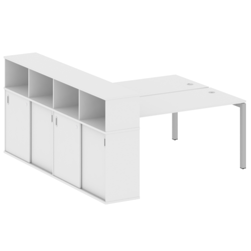 Бенч-система с шкафом-купе на П-обр. м/к Metal System Quattro 50БП.РС-СШК-4.4 фото 15 Бенч-система с шкафом-купе на П-обр. м/к Metal System Quattro 50БП.РС-СШК-4.4 фото 15