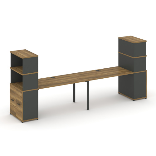 Бенч-система с опорными распашными шкафами Concept CN.ORS-230 Бенч-система с опорными распашными шкафами Concept CN.ORS-230
