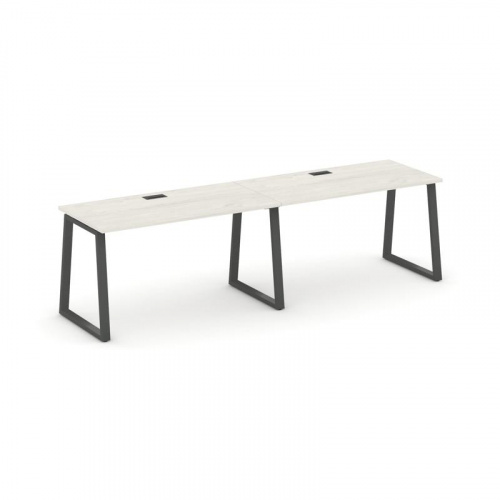 Style Project Рабочая станция 1 сторон. SN-6T1.ORS-013 Акация Лорка/Металл Антрацит/Заглушка Пластик фото 24