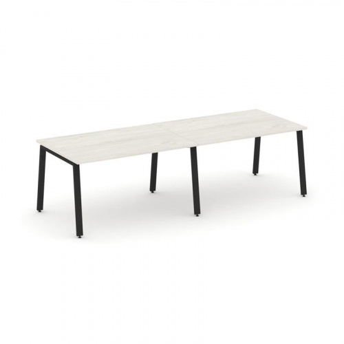 Style Project Стол переговорный SN-6A.SPRG-014.3 Дуб Наварра/Металл Белый 3160*980*750 фото 2 Style Project Стол переговорный SN-6A.SPRG-014.3 Дуб Наварра/Металл Белый 3160*980*750 фото 2