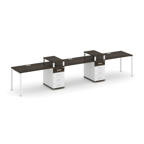 Бенч-система на 3 места с 2 опорными тумбами Concept CN.ORS-450 фото 10