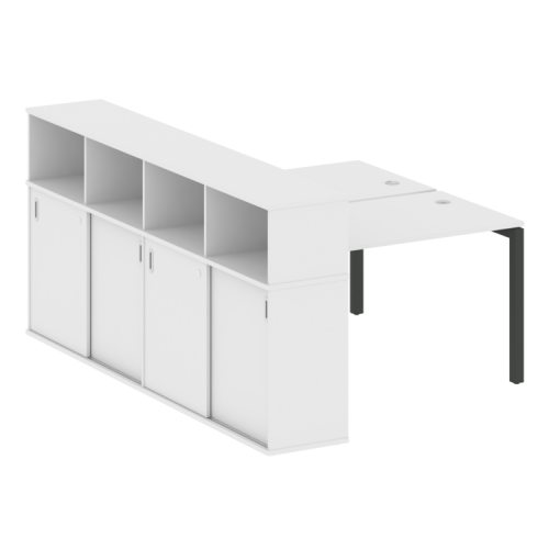 Бенч-система с шкафом-купе на П-обр. м/к Metal System Quattro 50БП.РС-СШК-4.2 фото 15 Бенч-система с шкафом-купе на П-обр. м/к Metal System Quattro 50БП.РС-СШК-4.2 фото 15