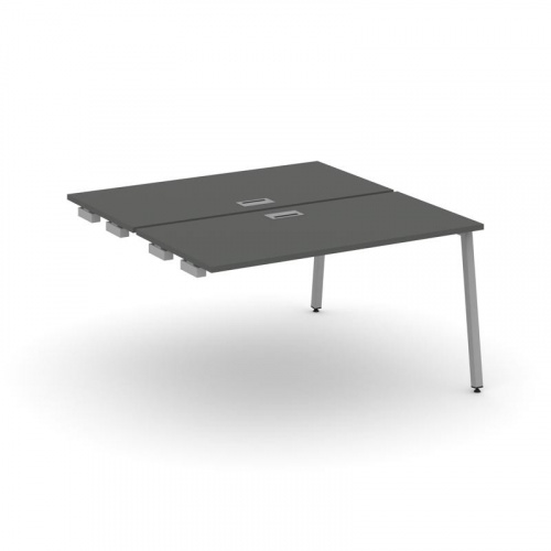 Style Project Стол-приставка к опор. элем. SN-4A.DPRS-004 Дуб Табак/Металл Белый 1580*1232*750 фото 8