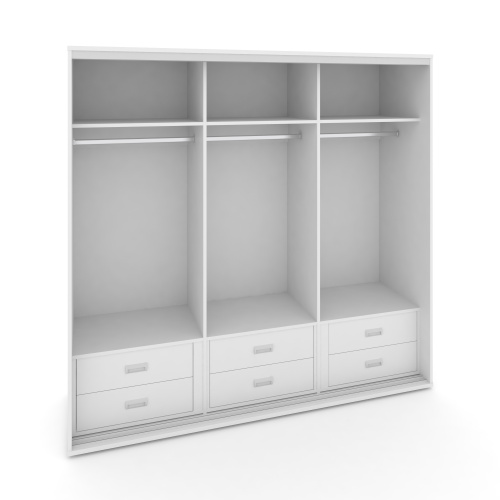 Корпус 3-х секционного шкафа низкого L=2369мм Maris SH.K3-6.2 K4 фото 7