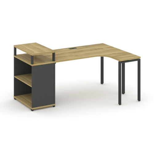 Стол эргономичный с опорным стеллажом Concept CN.SA-203(R) фото 3 Стол эргономичный с опорным стеллажом Concept CN.SA-203(R) фото 3