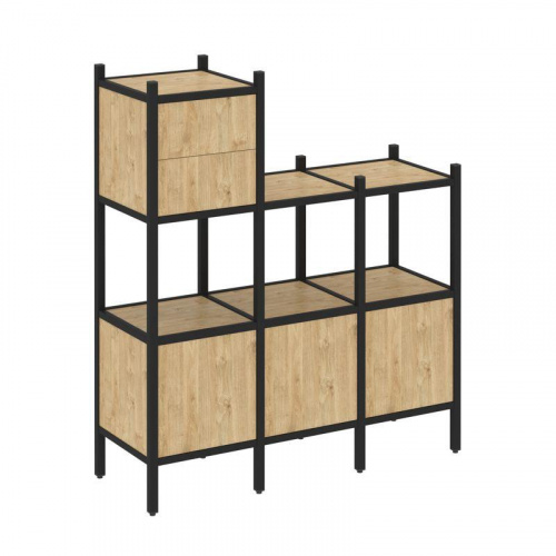 Стеллаж офисный прямой Loft VR.L-13 фото 7 Стеллаж офисный прямой Loft VR.L-13 фото 7