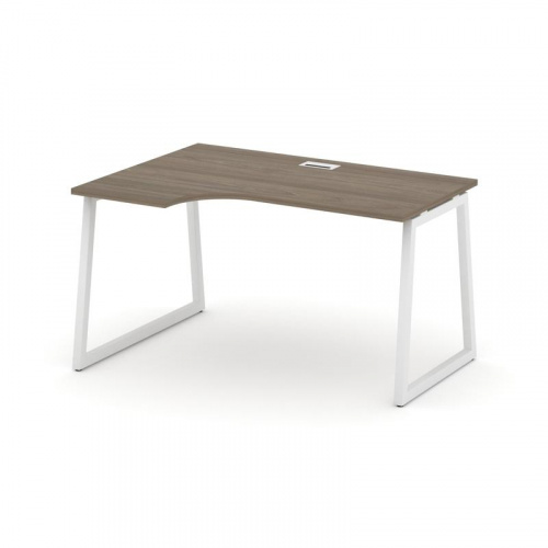 Style Project Стол рабочий эргоном. SN-4T1.SPA-021(L) Акация Лорка/Металл Антрацит/Заглушка Пластик фото 20