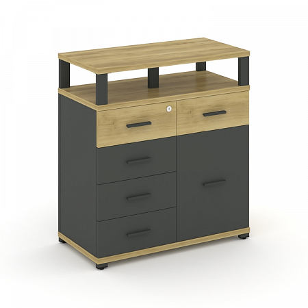 Тумба приставная с 5 ящиками Concept CN.TSP-018 A